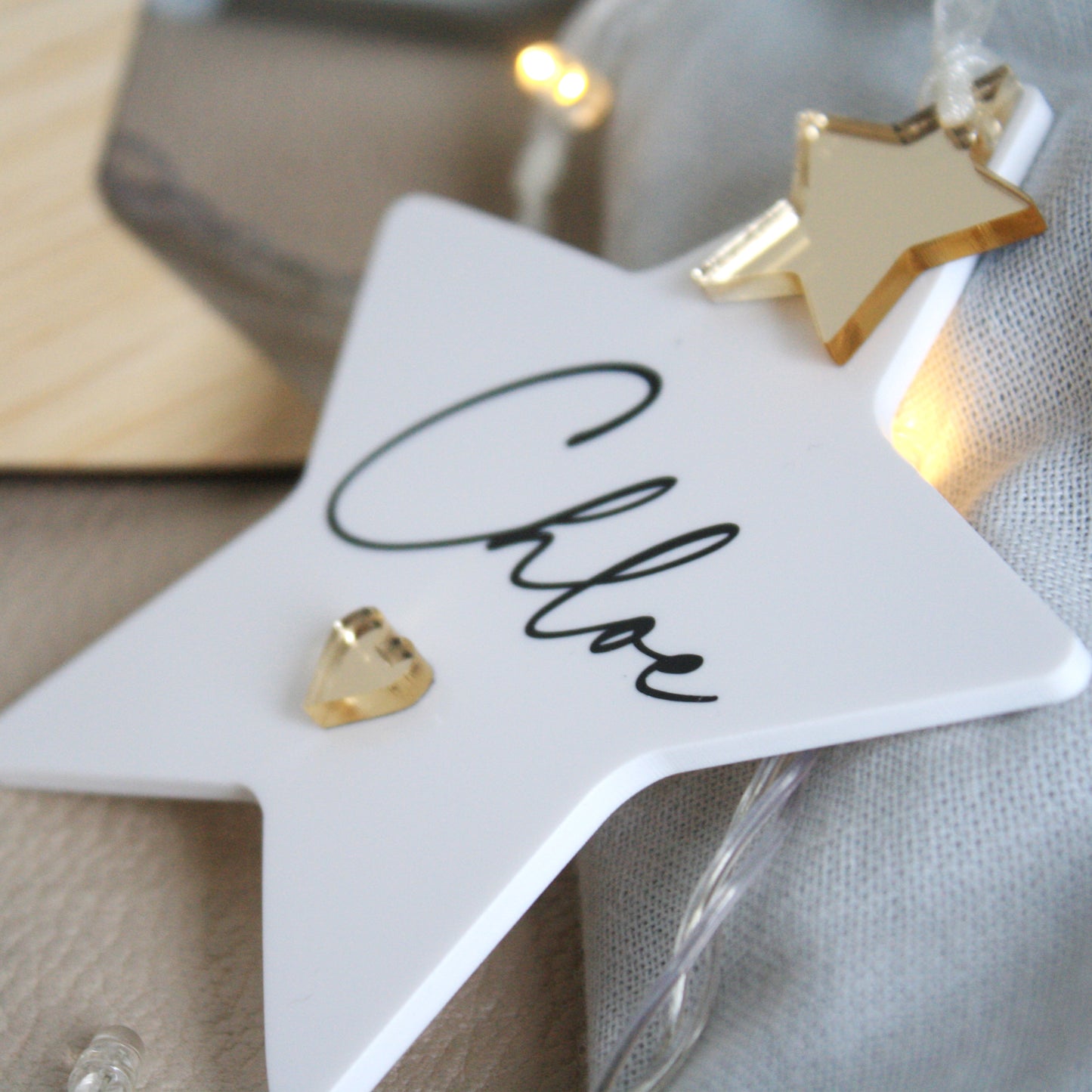 Personalised Star Decoration
