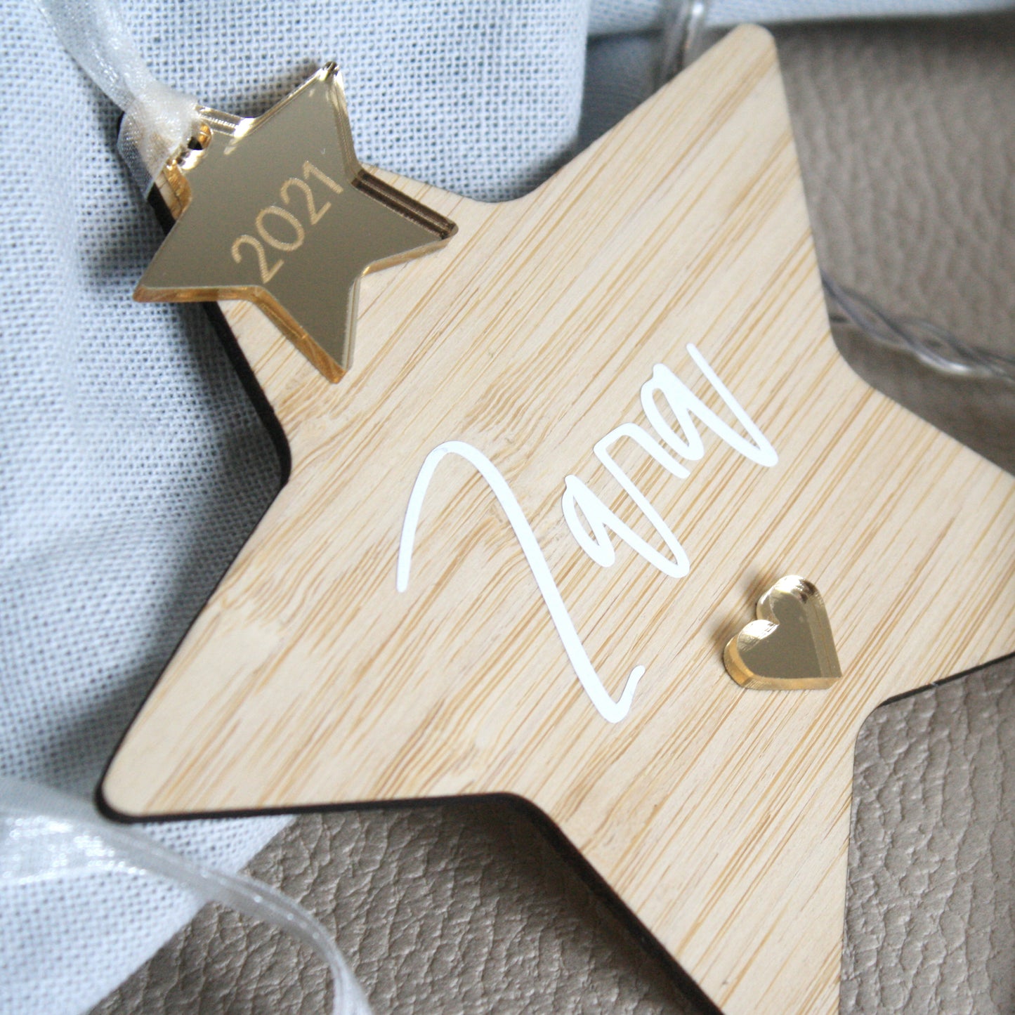 Personalised Star Decoration