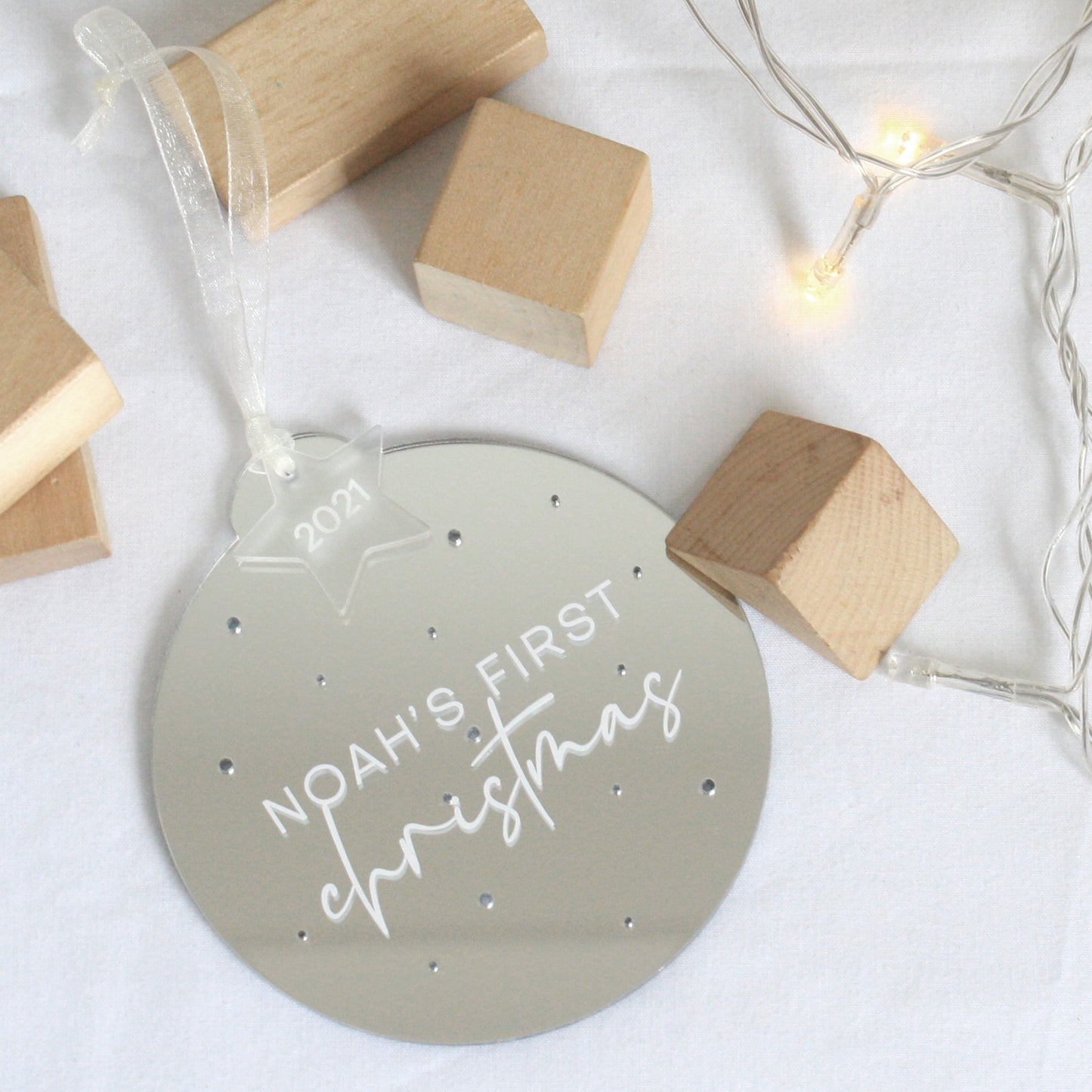 First Christmas Bubble Decoration